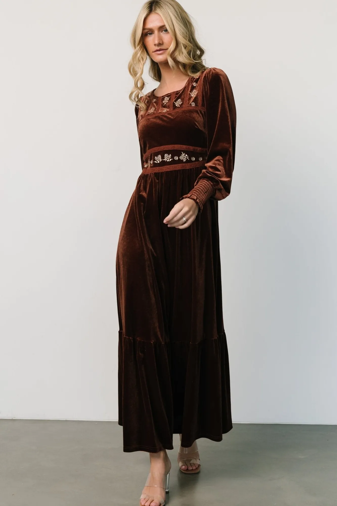 Baltic Born Ingrid Velvet Maxi Dress |