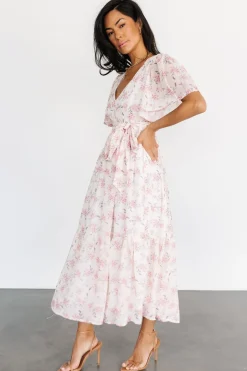 Baltic Born Iris Midi Dress | Blush Floral