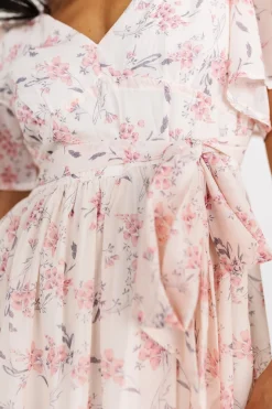 Baltic Born Iris Midi Dress | Blush Floral