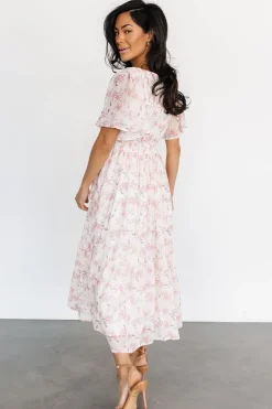 Baltic Born Iris Midi Dress | Blush Floral