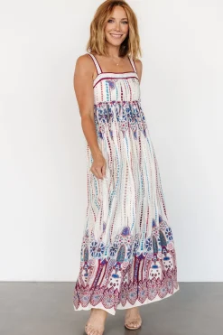 Baltic Born Ivania Tank Maxi Dress | Cream Multi