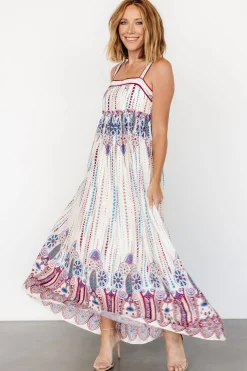 Baltic Born Ivania Tank Maxi Dress | Cream Multi