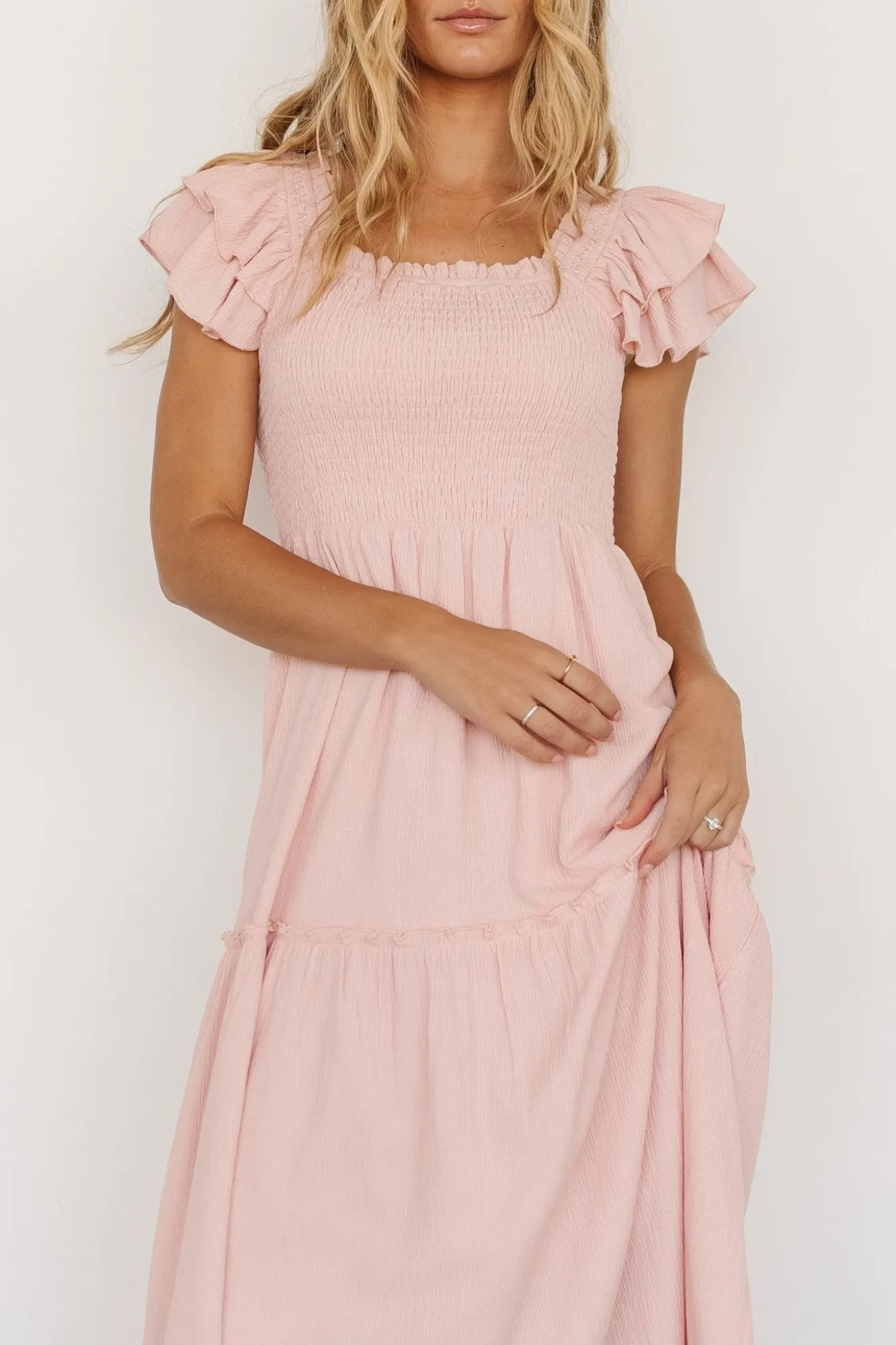 Baltic Born Jacie Smocked Midi Dress |