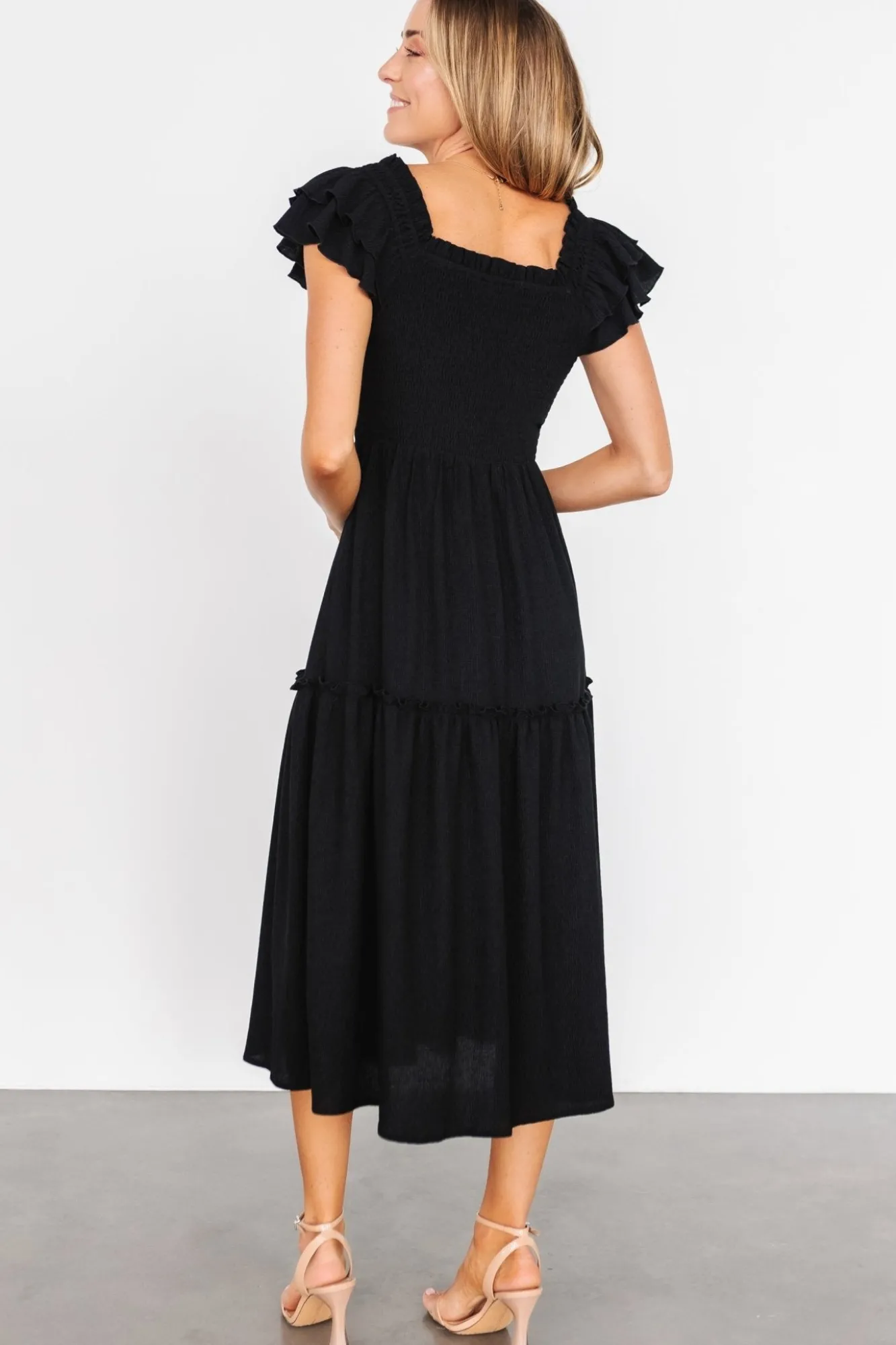 Baltic Born Jacie Smocked Midi Dress |