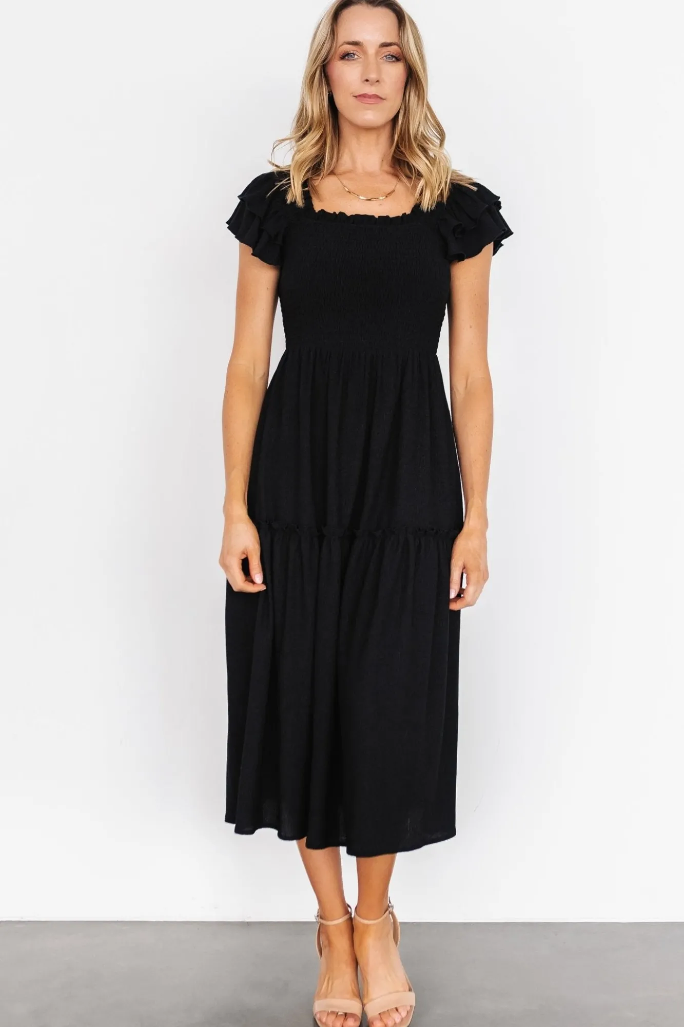 Baltic Born Jacie Smocked Midi Dress |