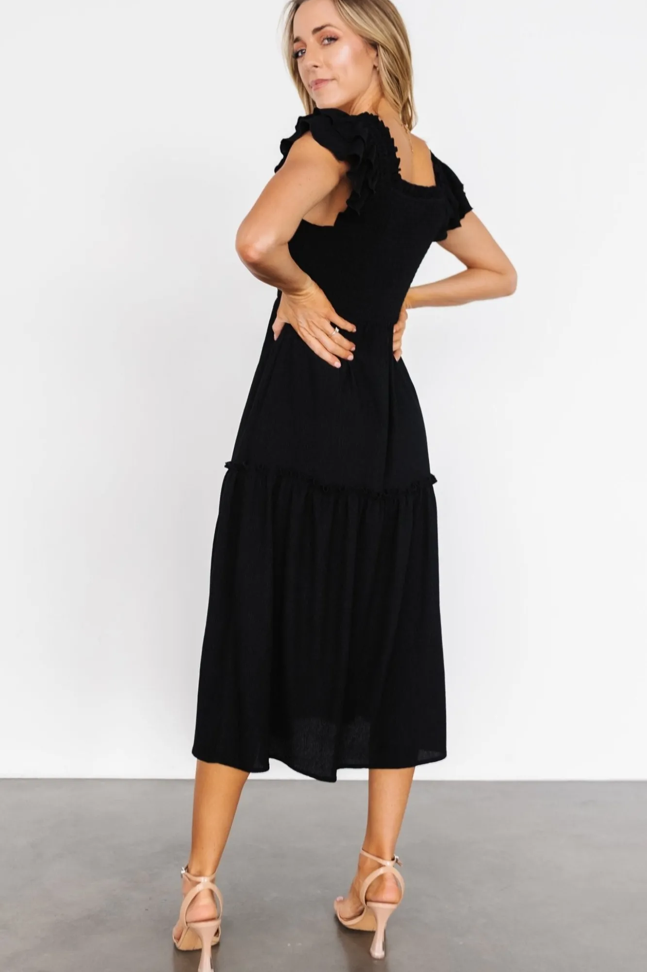 Baltic Born Jacie Smocked Midi Dress |