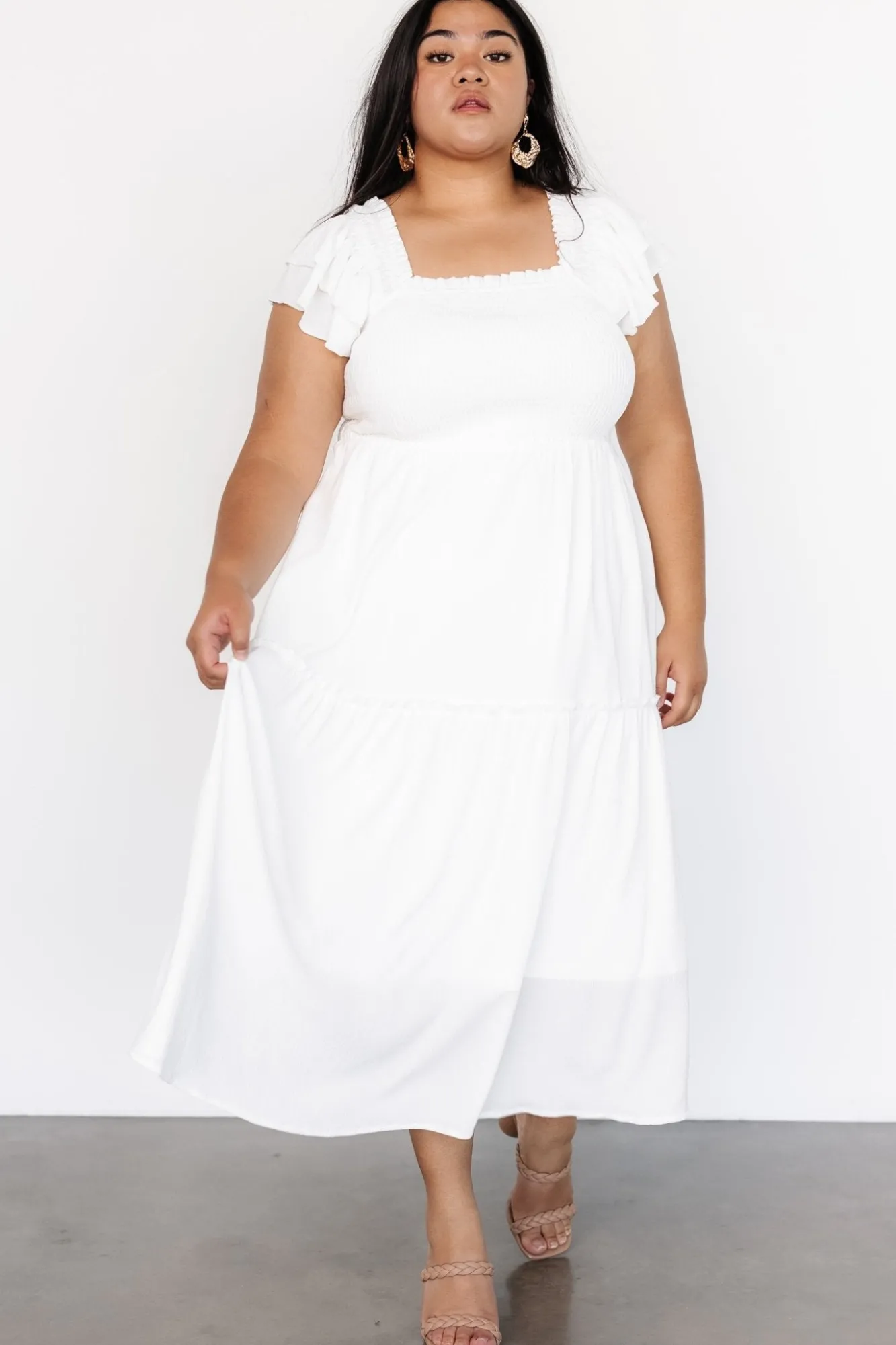 Baltic Born Jacie Smocked Midi Dress |