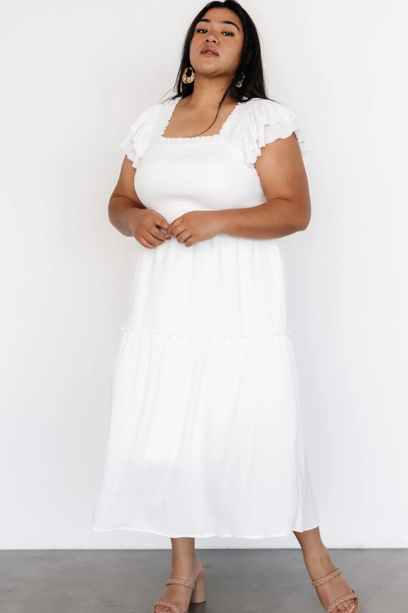 Baltic Born Jacie Smocked Midi Dress |