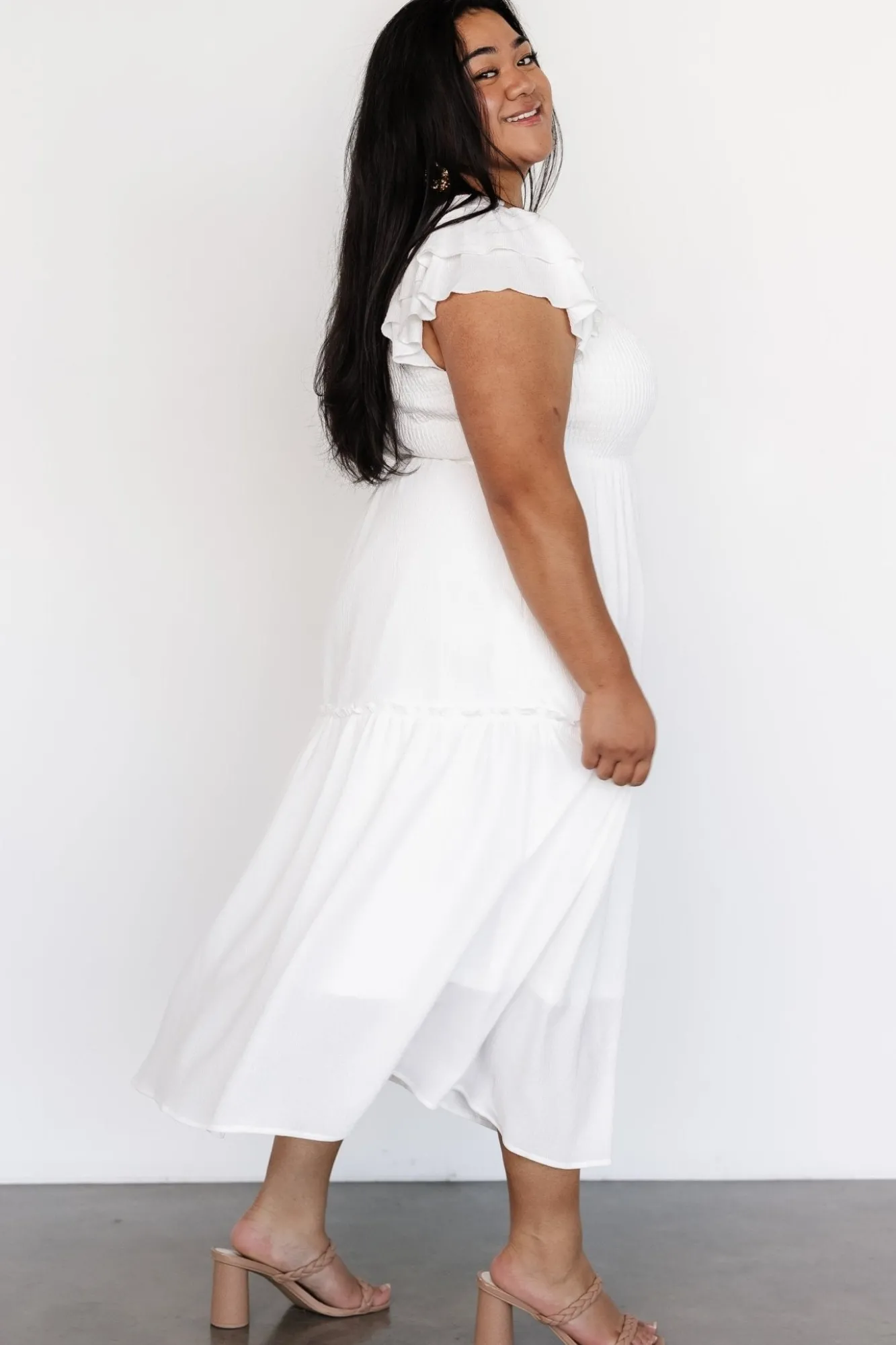 Baltic Born Jacie Smocked Midi Dress |