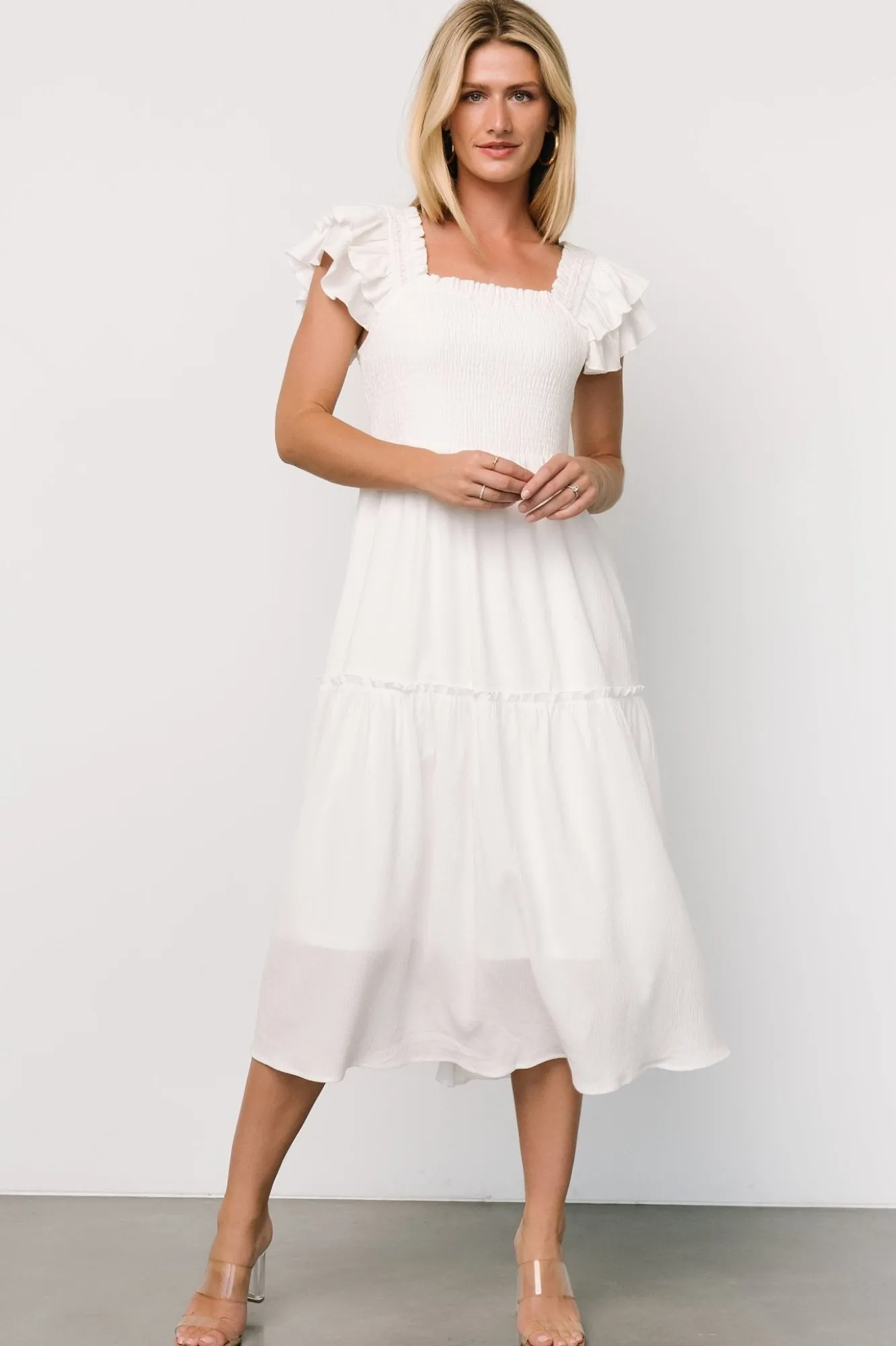 Baltic Born Jacie Smocked Midi Dress |