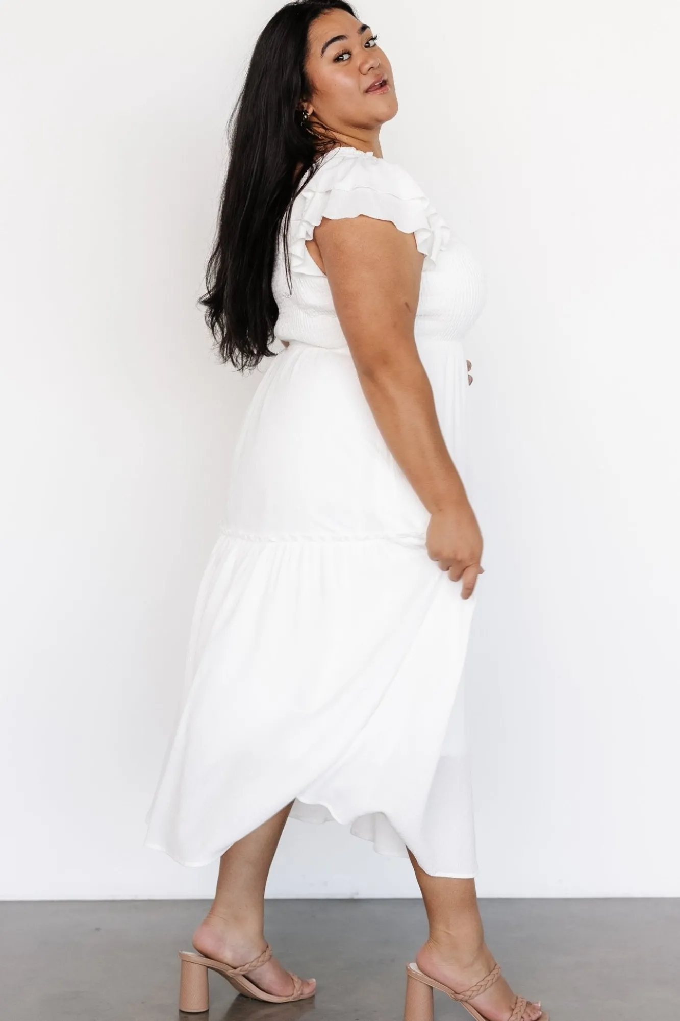 Baltic Born Jacie Smocked Midi Dress |