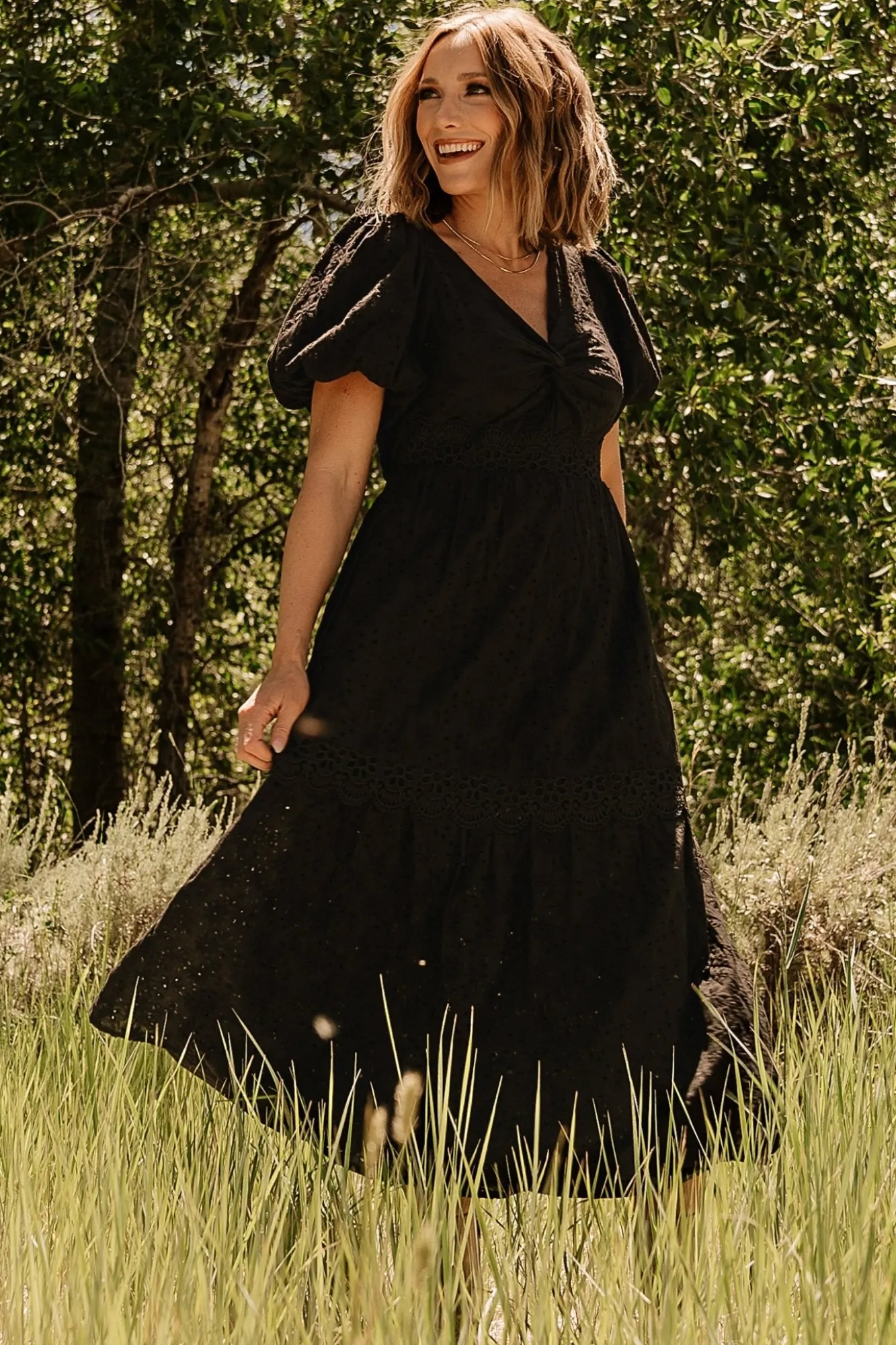 Baltic Born Jackie Eyelet Maxi Dress |