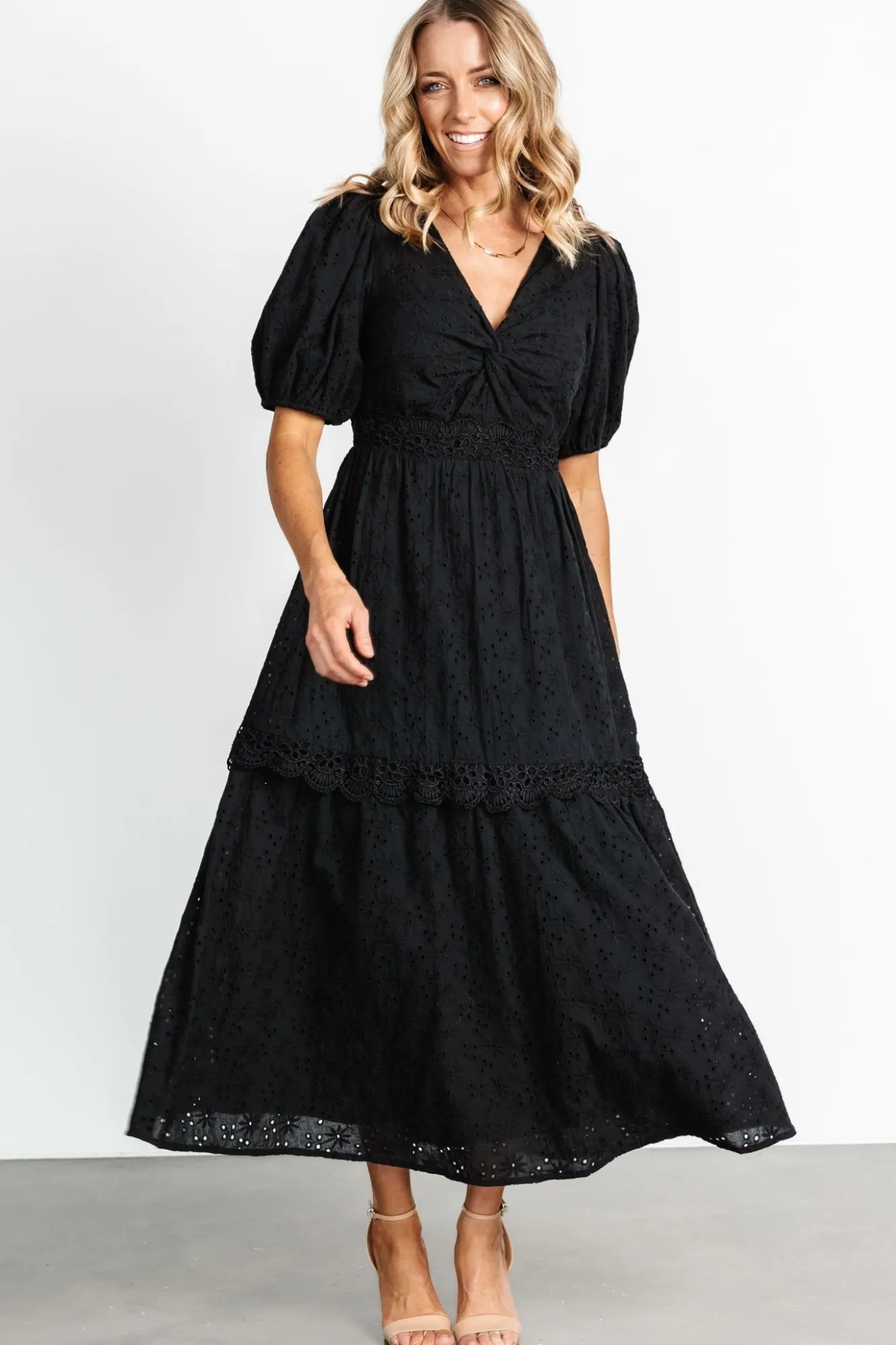 Baltic Born Jackie Eyelet Maxi Dress |