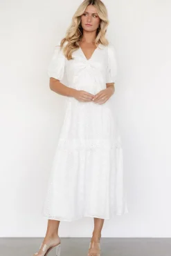 Baltic Born Jackie Eyelet Maxi Dress | Off White