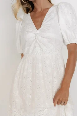 Baltic Born Jackie Eyelet Maxi Dress | Off White