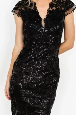 Baltic Born Jacqueline Embossed Midi Dress |