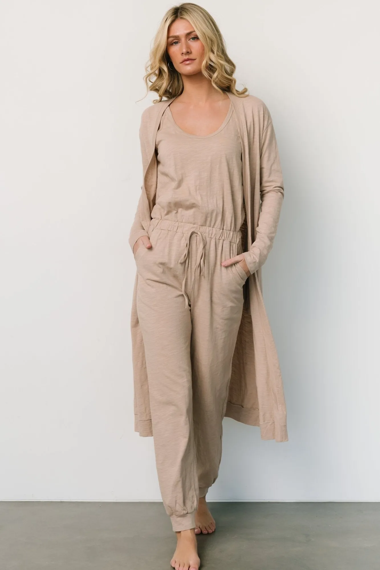 Baltic Born Janae Jumpsuit + Cardigan Set |