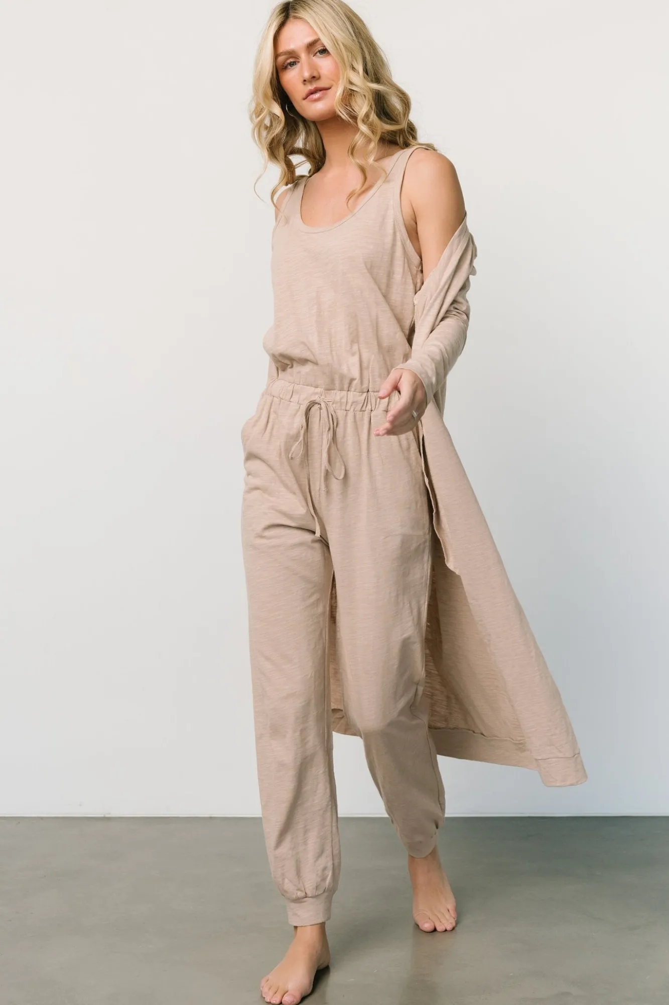 Baltic Born Janae Jumpsuit + Cardigan Set |