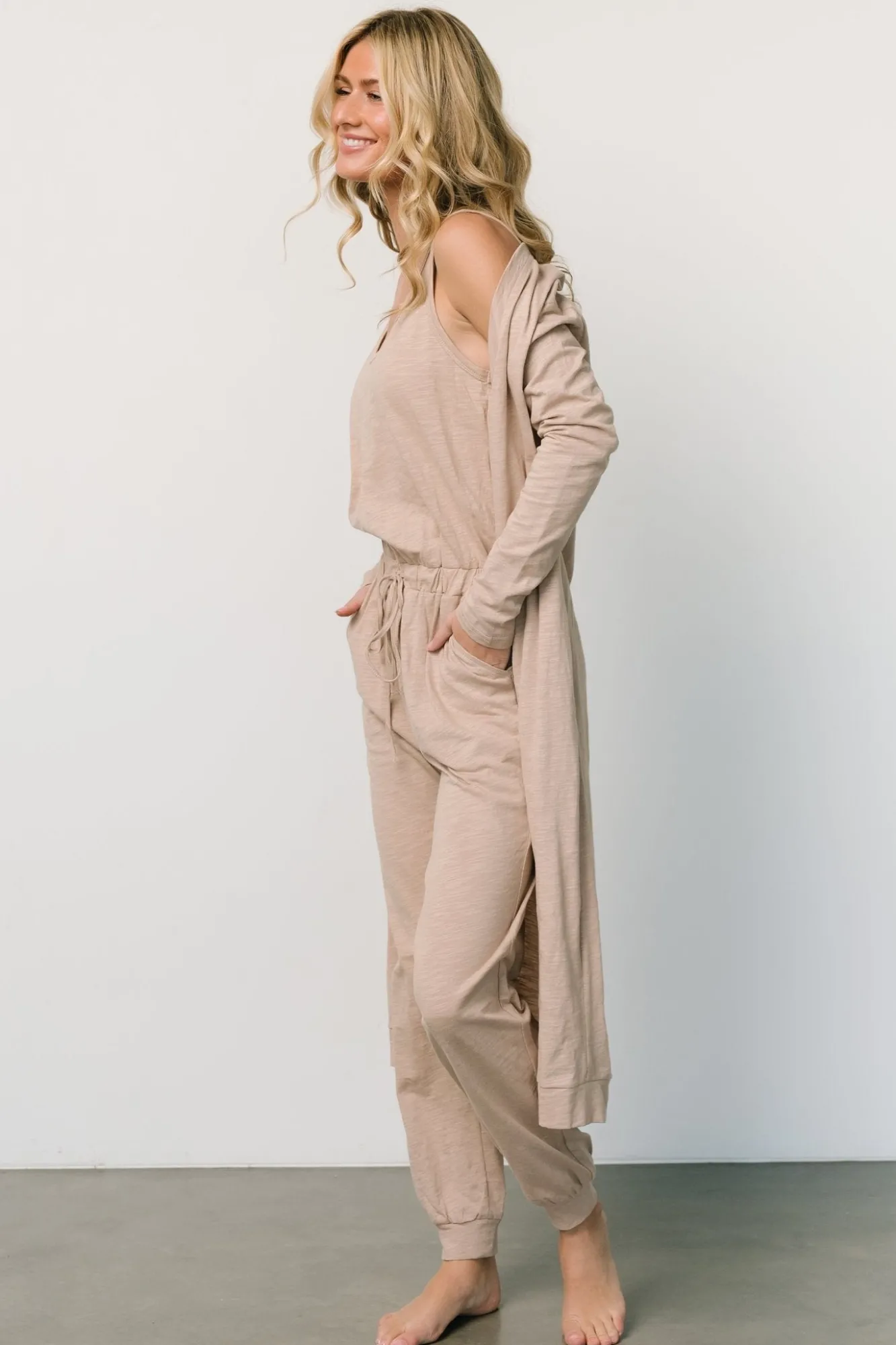 Baltic Born Janae Jumpsuit + Cardigan Set |