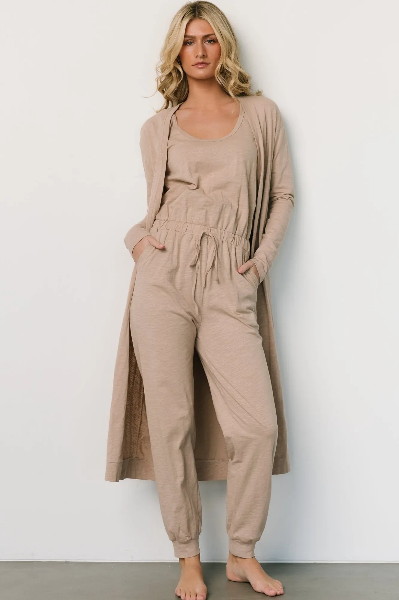 Baltic Born Janae Jumpsuit + Cardigan Set |