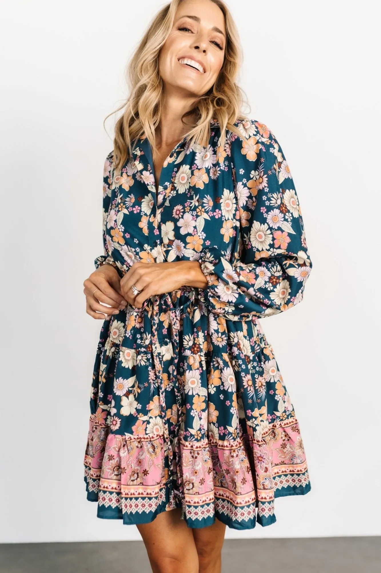 Baltic Born Jane Short Dress | Jade Multi