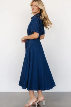 Baltic Born Janelle Midi Dress | Denim Blue