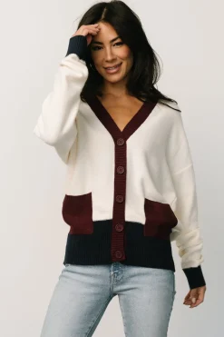 Baltic Born Jax Cardigan | Cream Multi