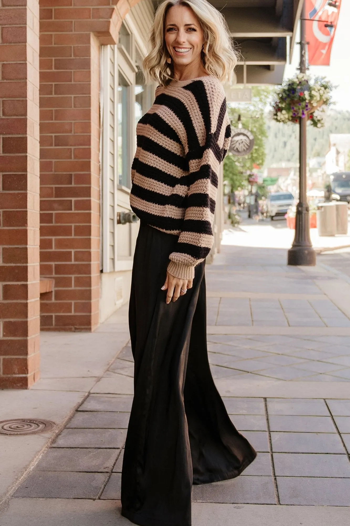 Baltic Born Jayla Palazzo Satin Pant |