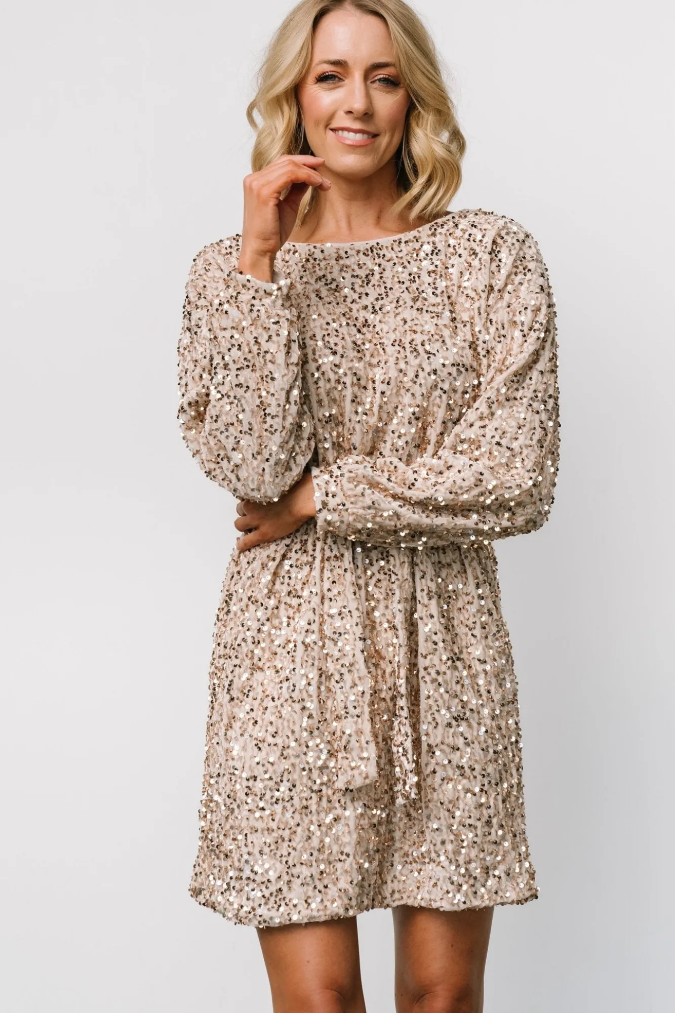 Baltic Born Jelena Sequin Short Dress |
