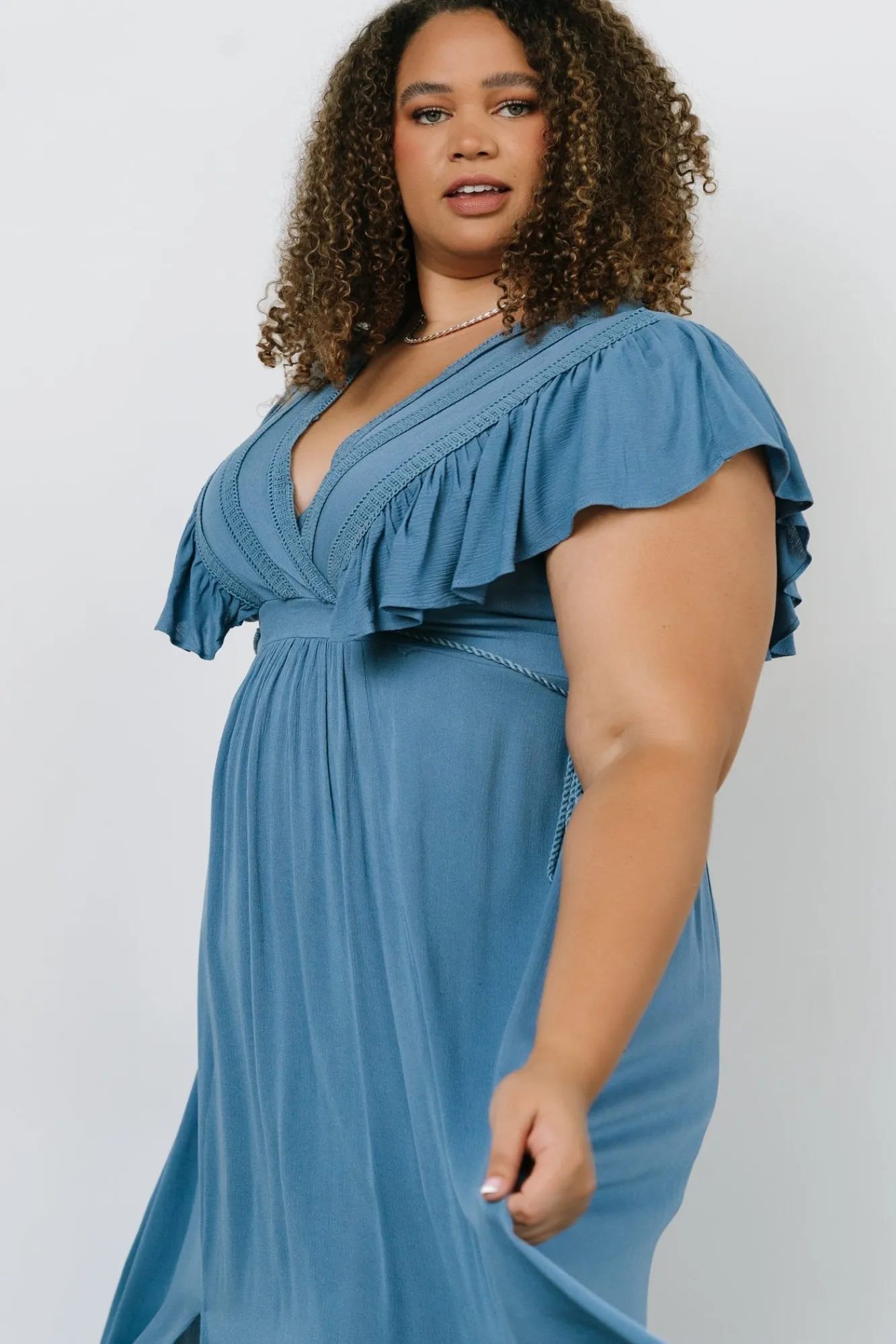 Baltic Born Jennifer Deep V Maxi Dress |
