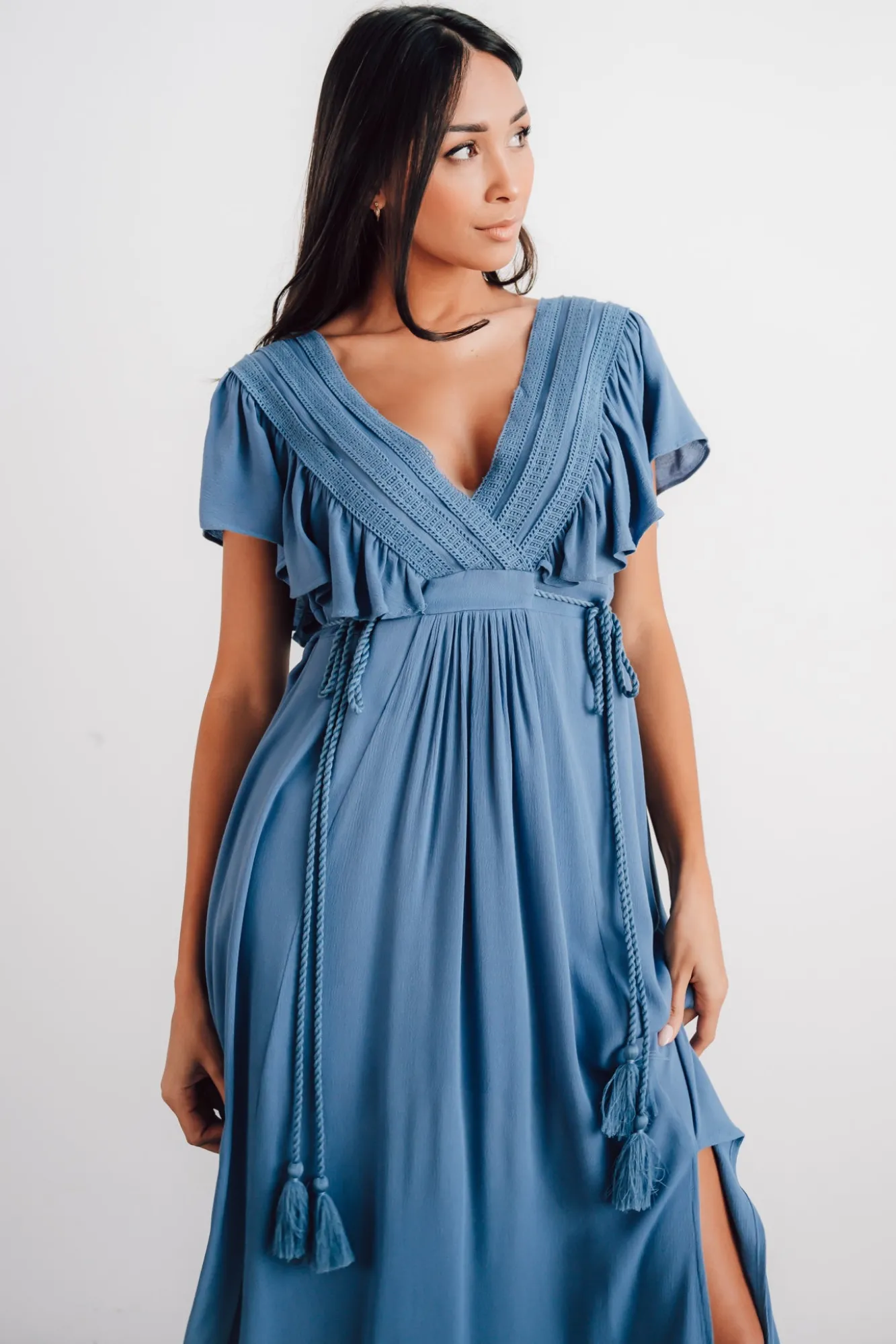 Baltic Born Jennifer Deep V Maxi Dress |