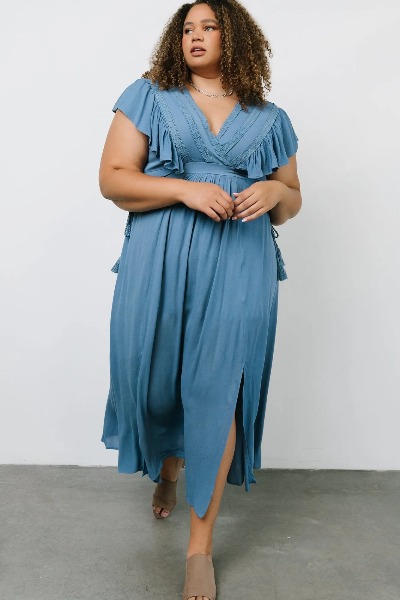 Baltic Born Jennifer Deep V Maxi Dress |