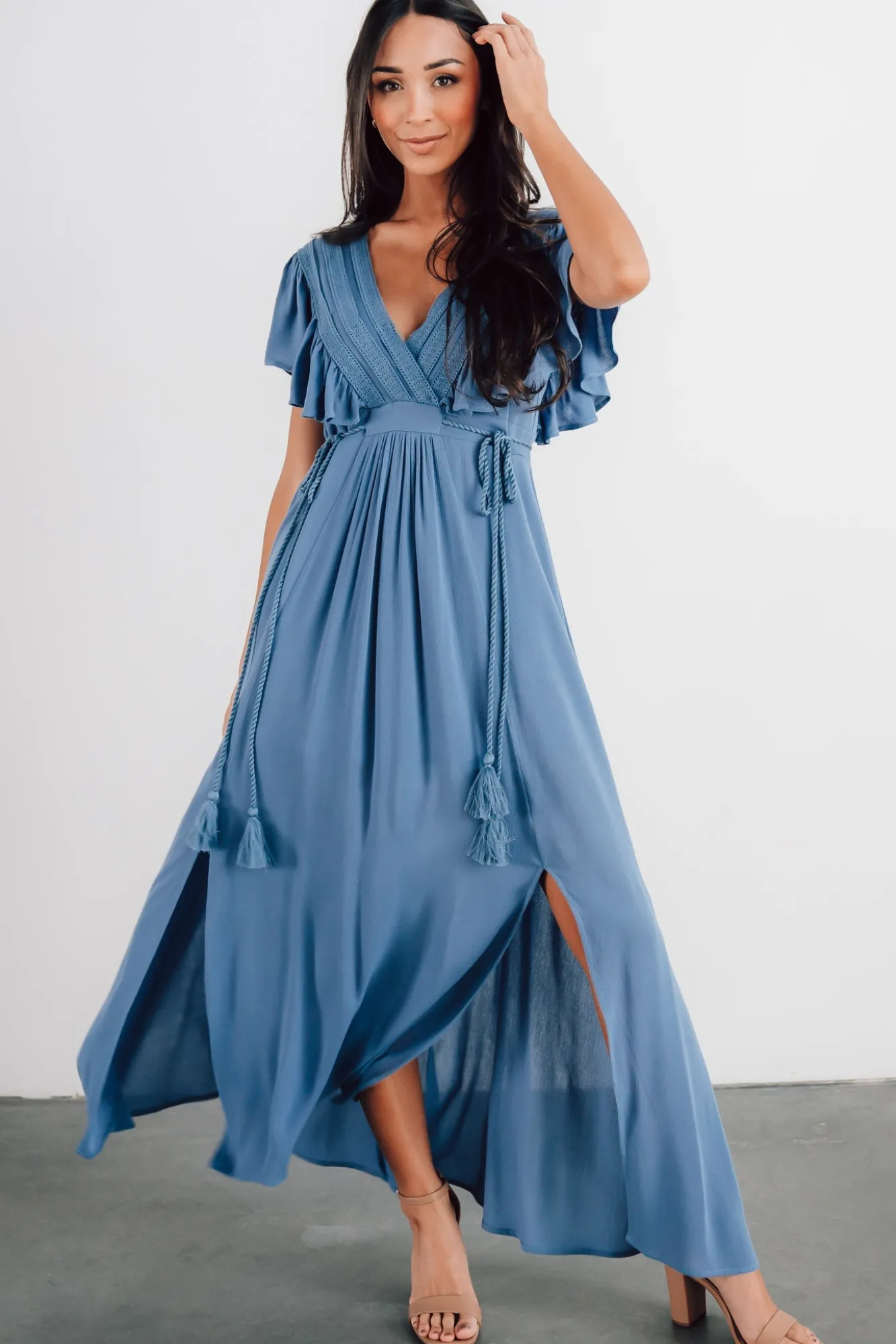 Baltic Born Jennifer Deep V Maxi Dress |