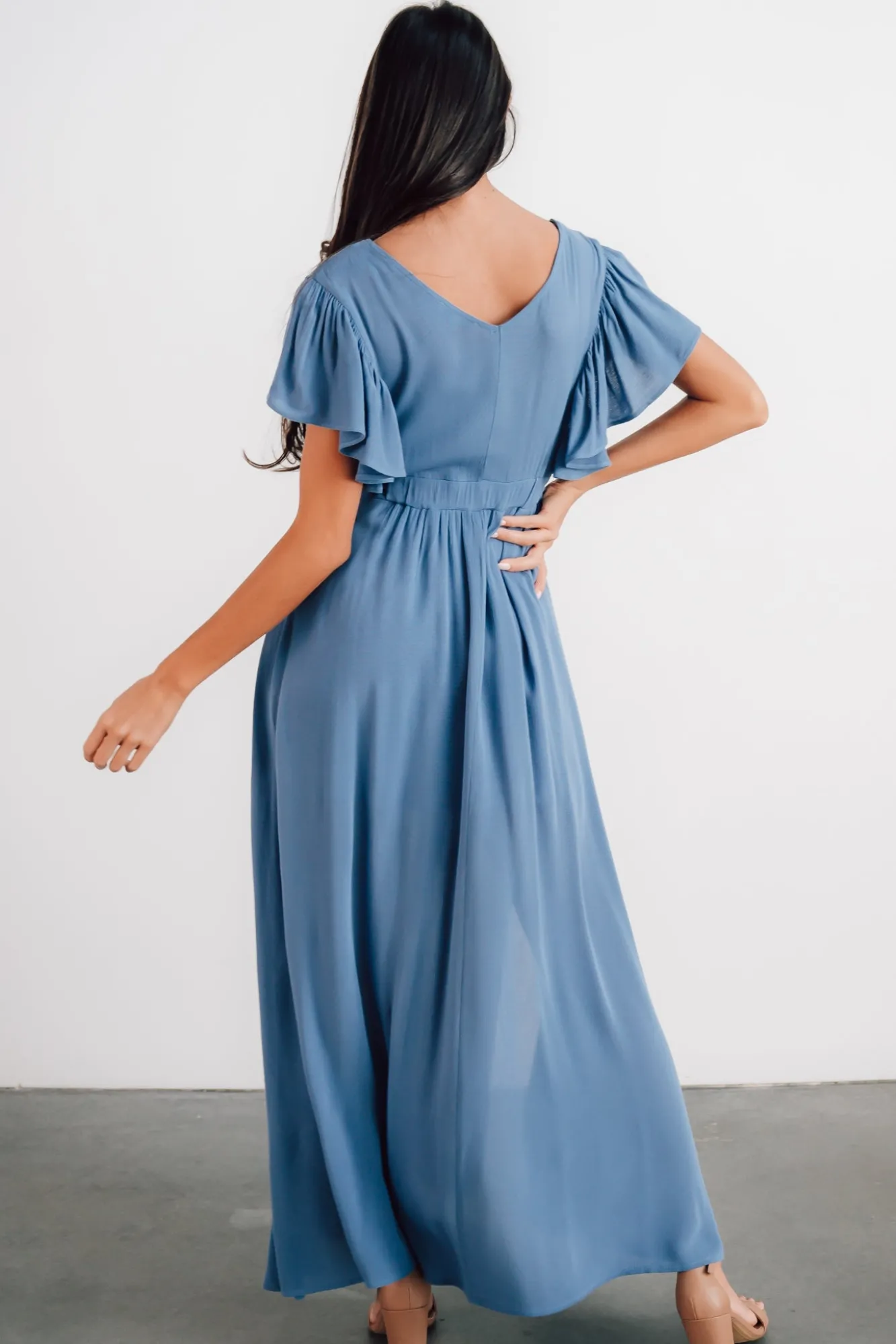 Baltic Born Jennifer Deep V Maxi Dress |