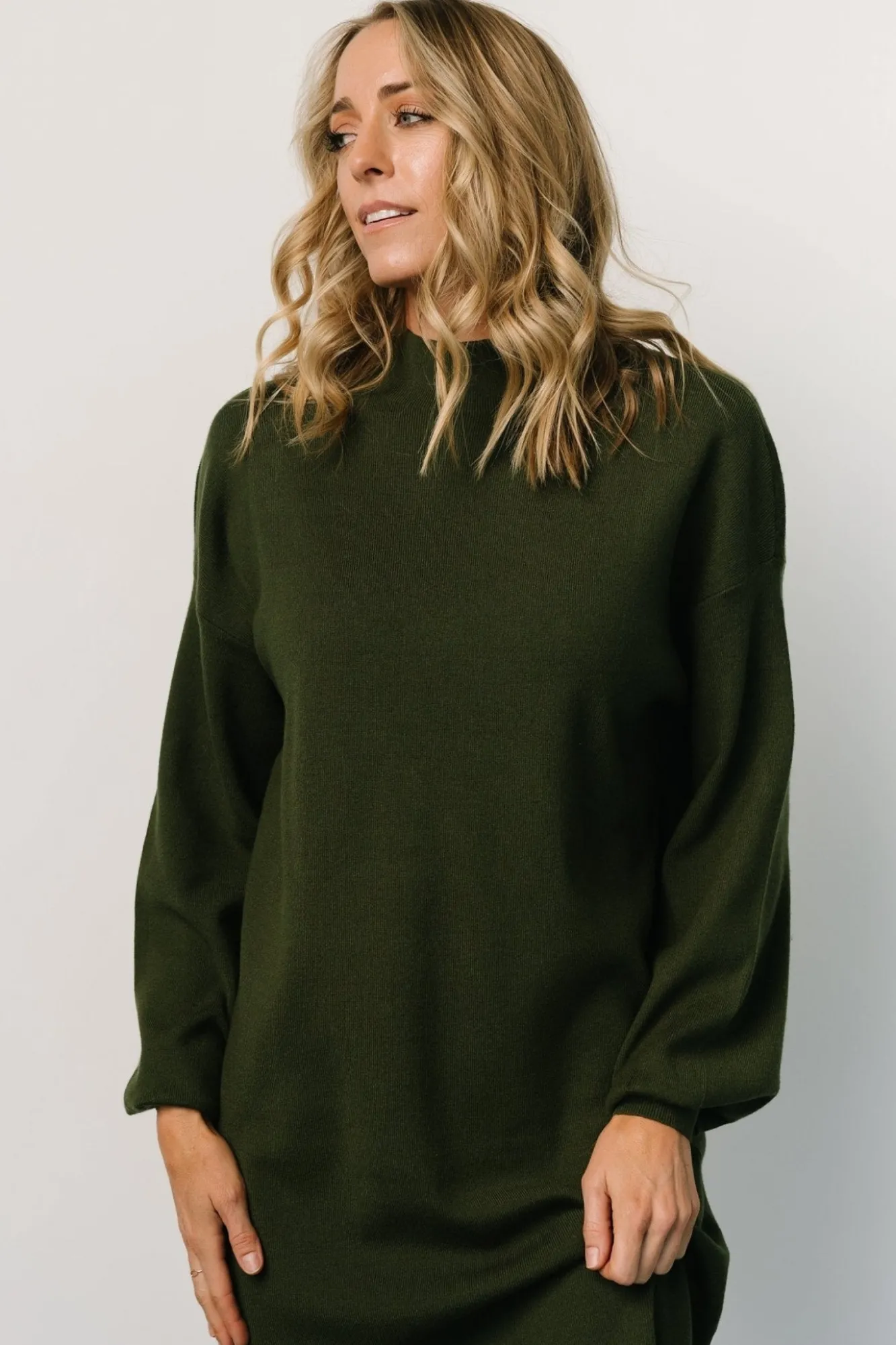 Baltic Born Jennings Sweater Dress | Deep Olive