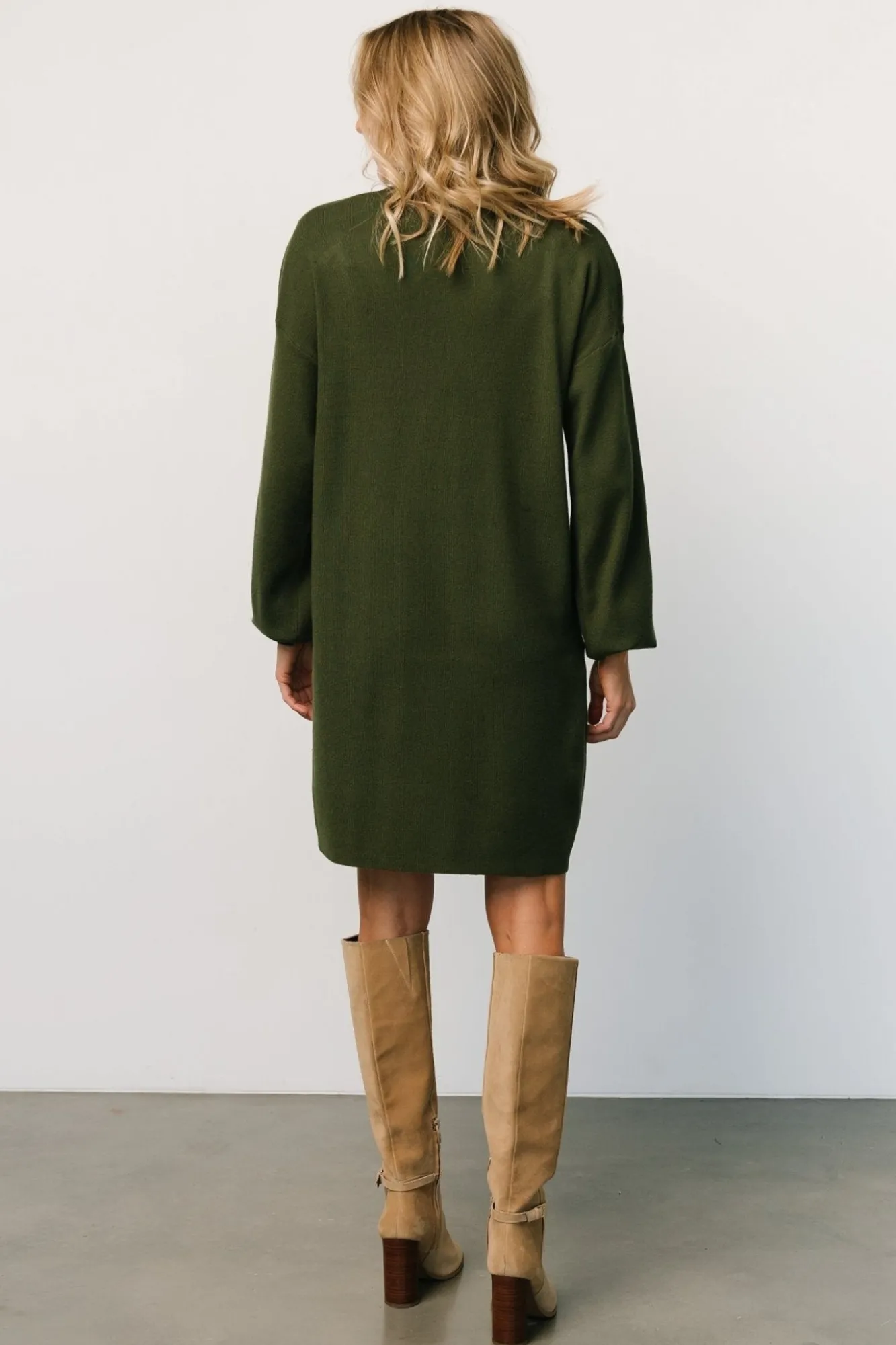 Baltic Born Jennings Sweater Dress | Deep Olive