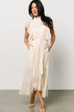 Baltic Born Jerika Midi Dress | Natural + Gold