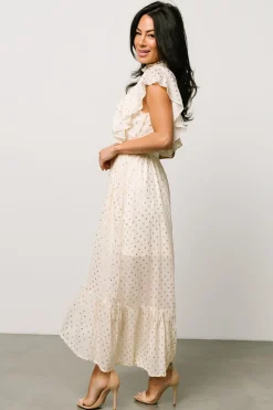 Baltic Born Jerika Midi Dress | Natural + Gold