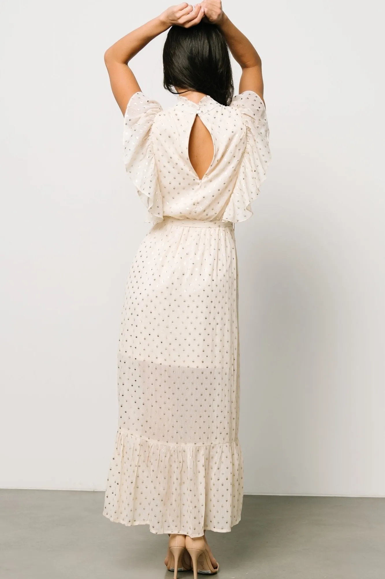Baltic Born Jerika Midi Dress | Natural + Gold