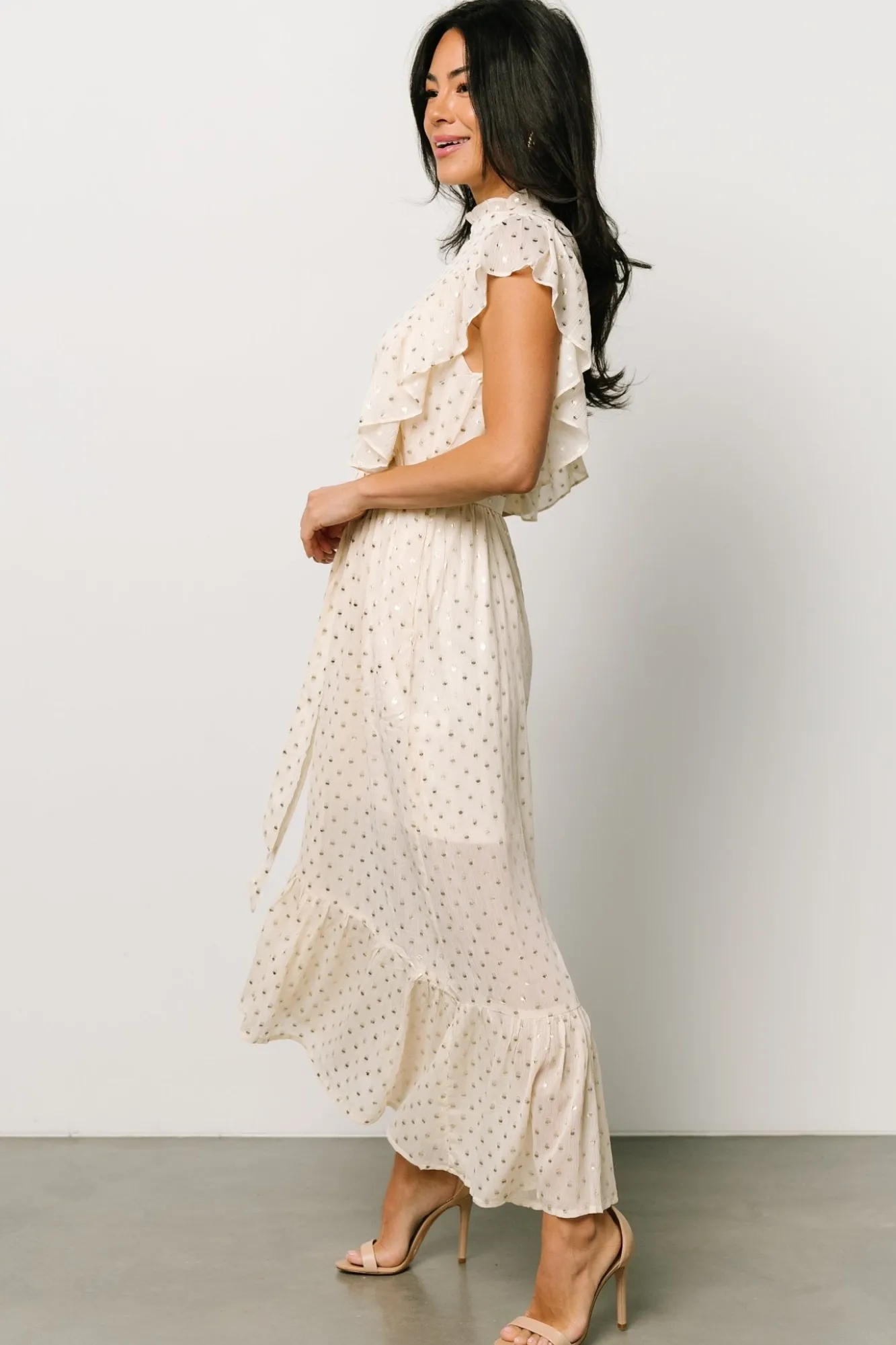Baltic Born Jerika Midi Dress | Natural + Gold