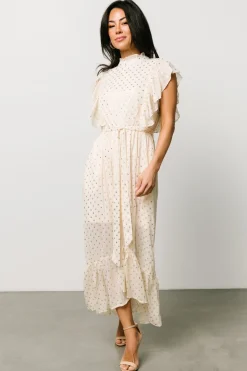 Baltic Born Jerika Midi Dress | Natural + Gold