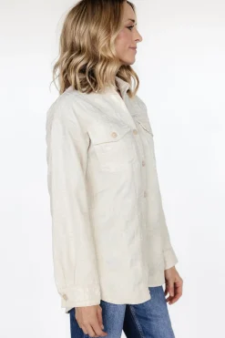 Baltic Born Joanna Plaid Shacket | Cream + Natural
