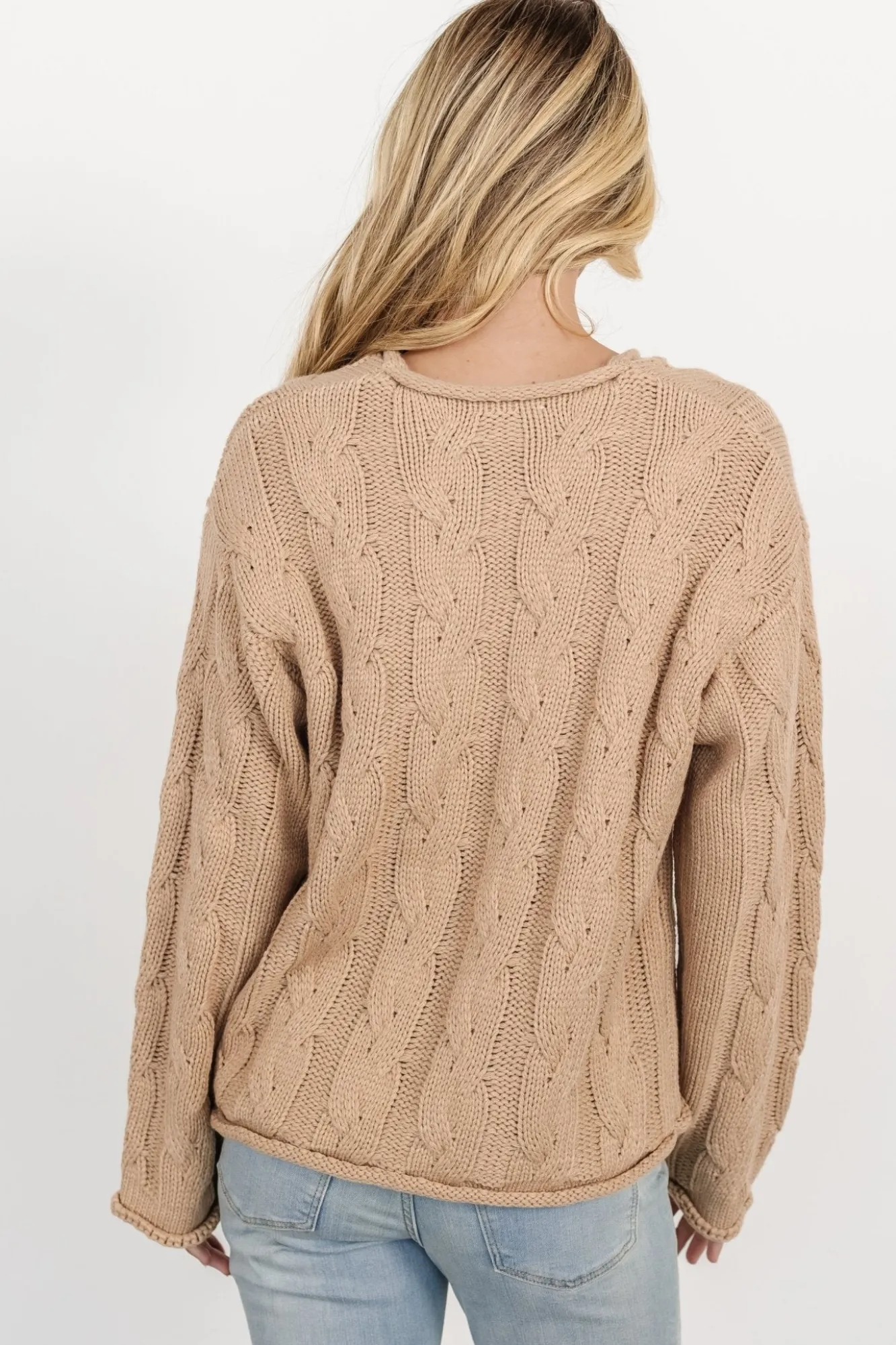 Baltic Born Jordan Cable Knit Sweater |