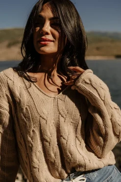 Baltic Born Jordan Cable Knit Sweater |