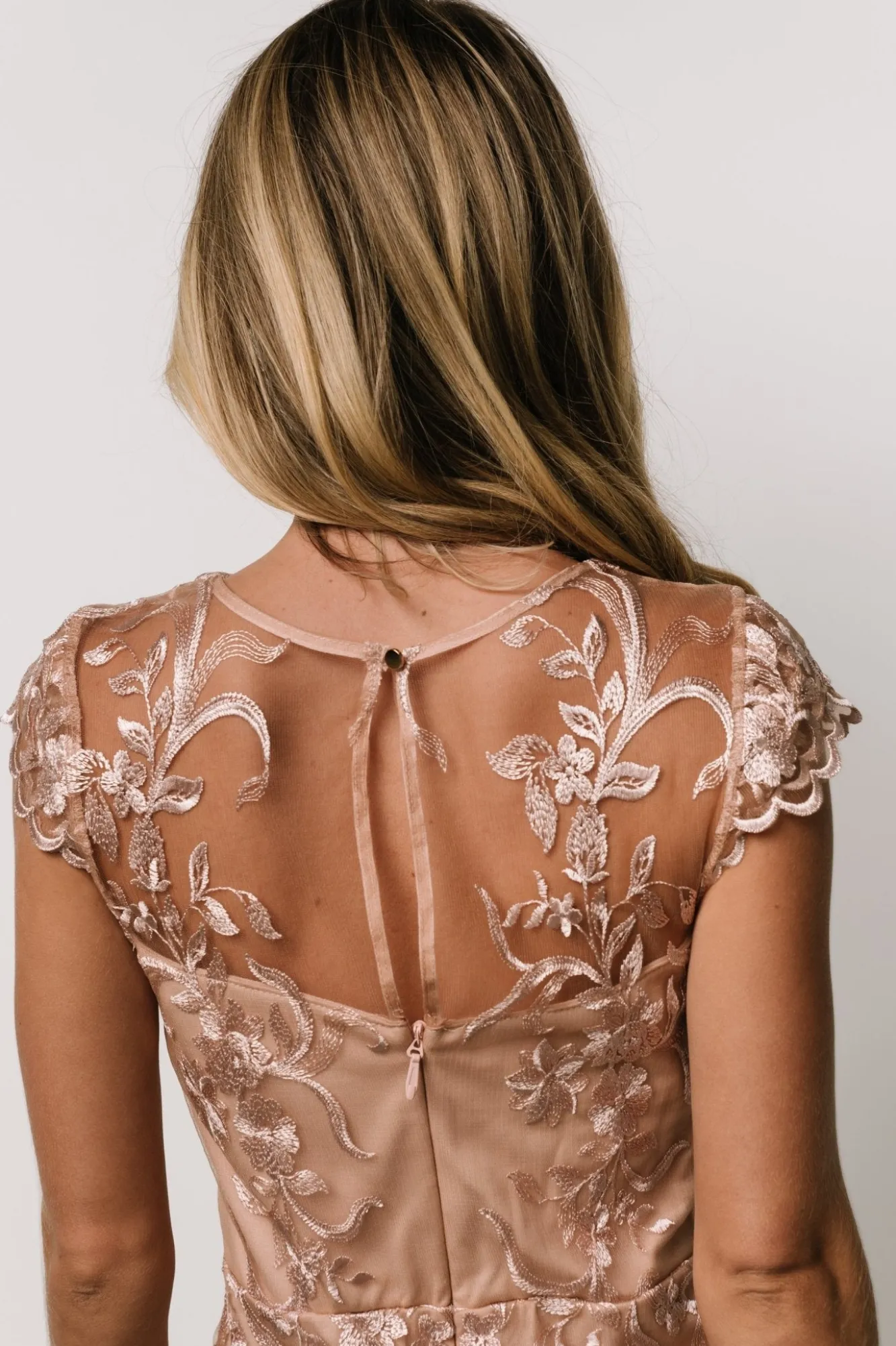 Baltic Born Jordana Embroidered Midi Dress |