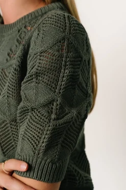 Baltic Born Josella Knit Top | Winter Green