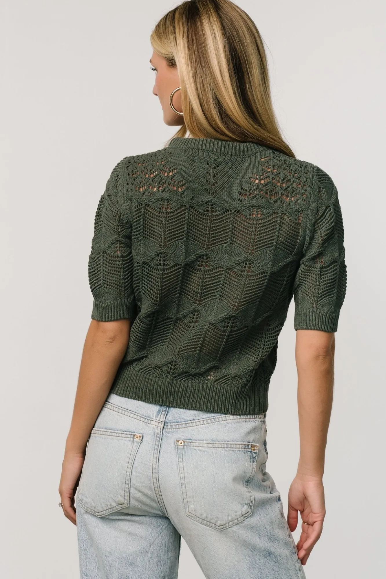 Baltic Born Josella Knit Top | Winter Green