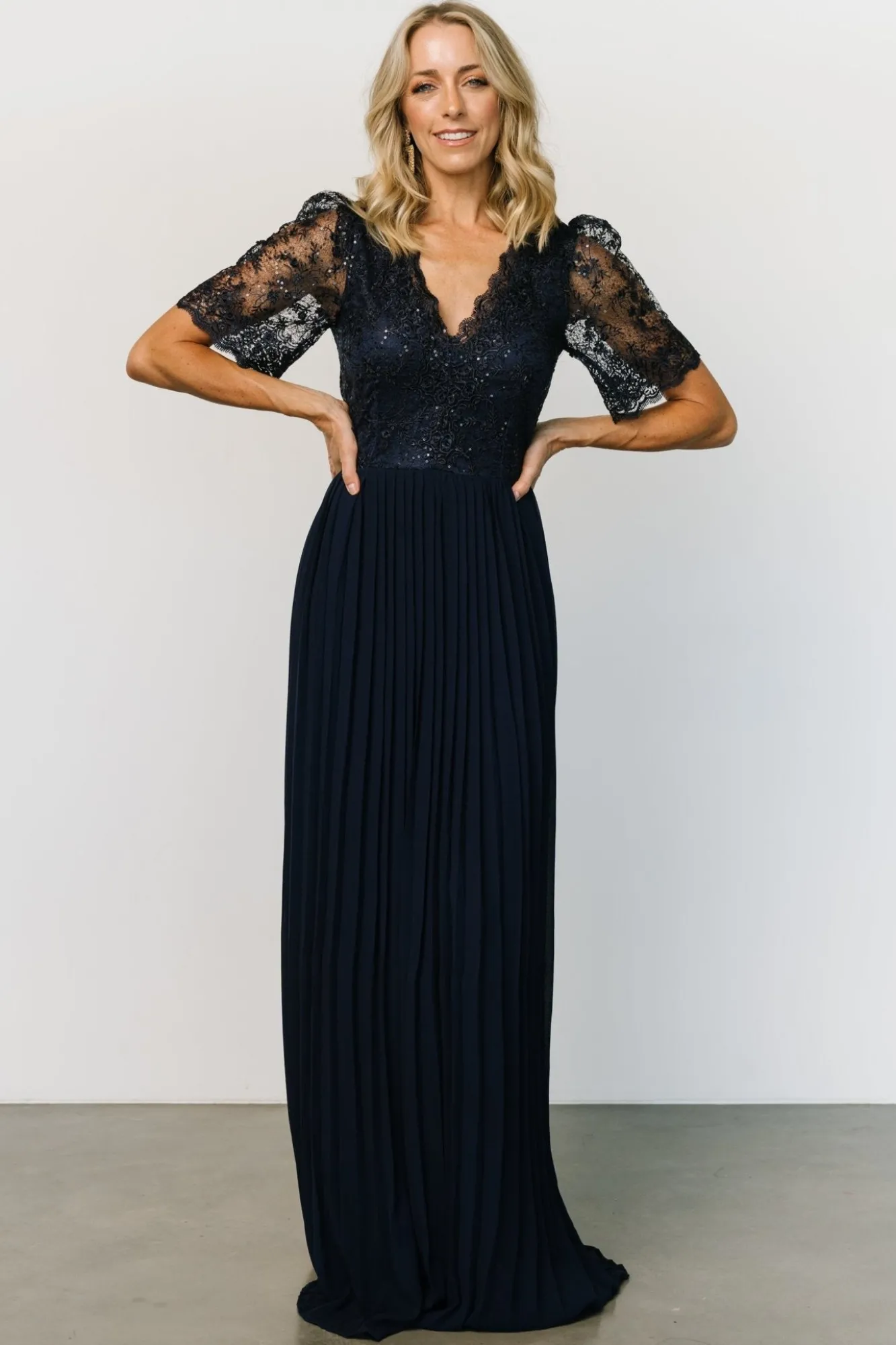 Baltic Born Josephine Pleated Maxi Dress |