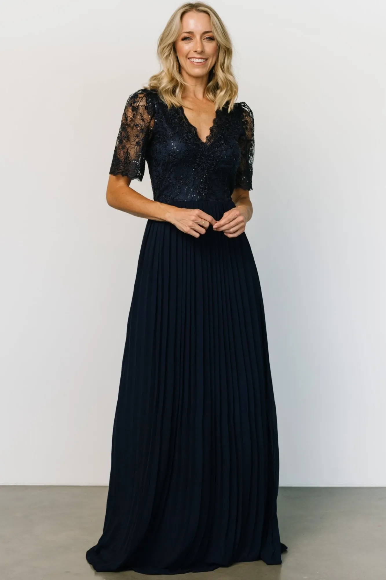 Baltic Born Josephine Pleated Maxi Dress |