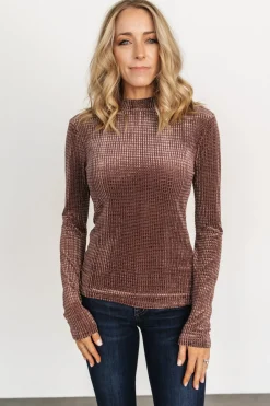 Baltic Born Joss Velvet Top | Dusty Clove